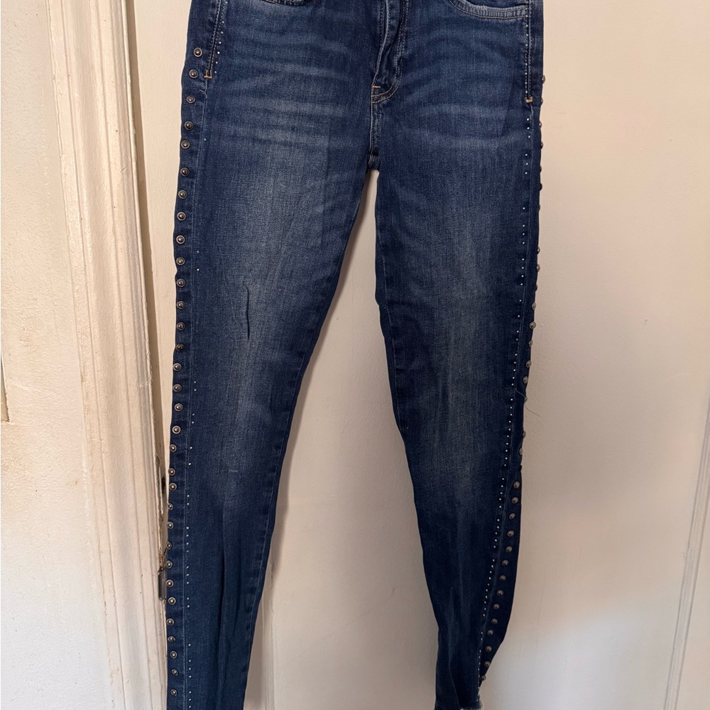 Women's Blue Denim Jeans Zara size 2